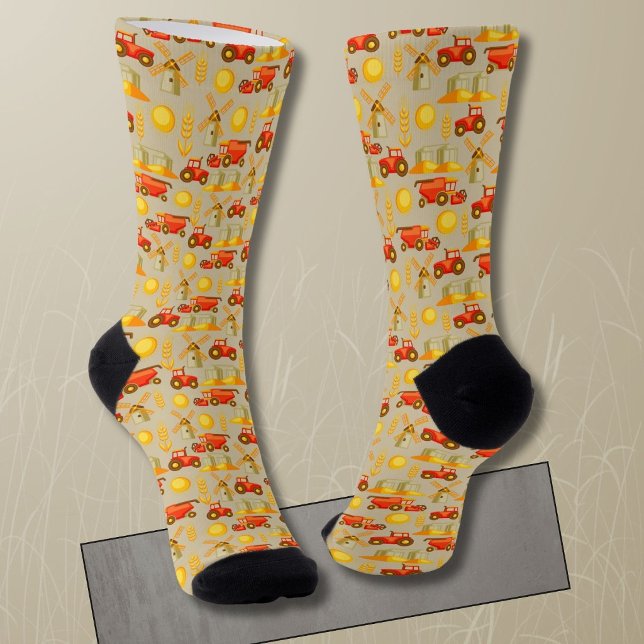 Landwirtschaftliche Ausrüstung Weizenanbau Socken (Von Creator hochgeladen)