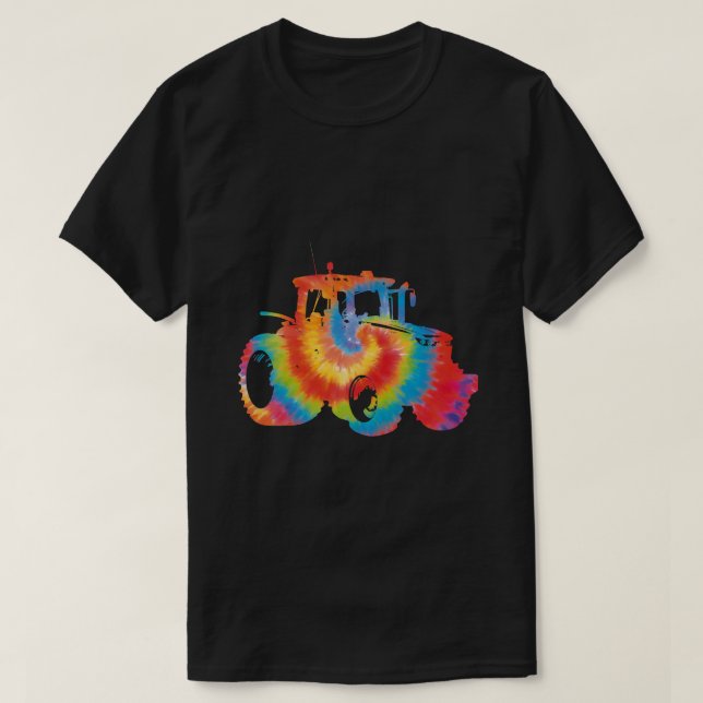 Landwirtschaftliche Bauer Gefärbte Krawatte 80er 9 T-Shirt (Design vorne)