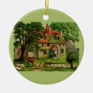 landwirtschaftliche Betriebe und landwirtschaftlic Keramik Ornament