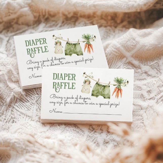 Landwirtschaftliche Boho Babydusche Windeln Begleitkarte (Von Creator hochgeladen)