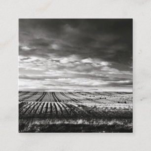 landwirtschaftliche Flächen Quadratische Visitenkarte