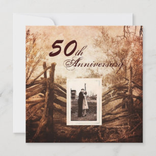 Landwirtschaftliche Hochzeit 50. Hochzeitstag Einladung