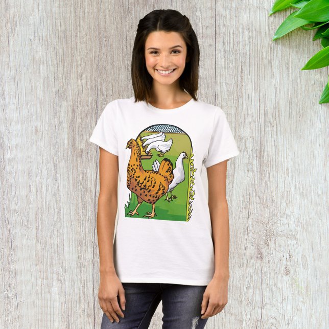 Landwirtschaftliche Hühner T-Shirt (Von Creator hochgeladen)