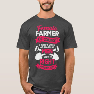 Landwirtschaftliche Landwirtschaft Bauer Mädchen G T-Shirt