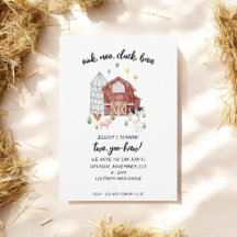 Landwirtschaftliche Nutztiere Barnyard Geburtstag