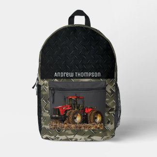 landwirtschaftliche Zugmaschine Coole Landwirtscha Bedruckter Rucksack