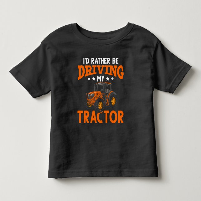 landwirtschaftliche Zugmaschine Kleinkind T-shirt (Vorderseite)