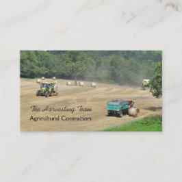 Landwirtschaftlicher erntender Auftragnehmer Visitenkarte