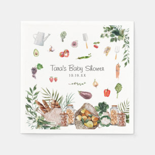 Landwirtschaftlicher Markt Babydusche Serviette