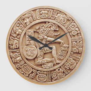 Landwirtschaftlicher Mayakalender Große Wanduhr
