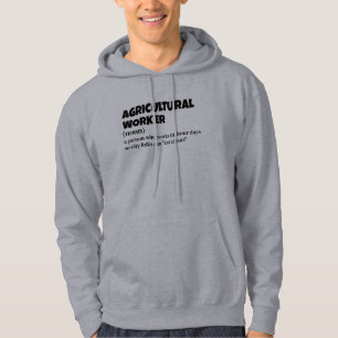 Landwirtschaftlicher Spaß - Definition der landwir Hoodie