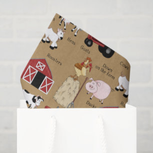 Landwirtschaftliches Muster-Tissue-Papier Seidenpapier