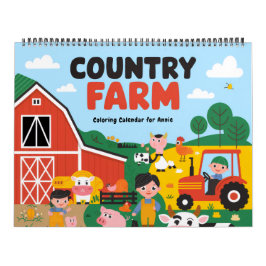 Landwirtschafts-Farbbuch-Kalender Kalender