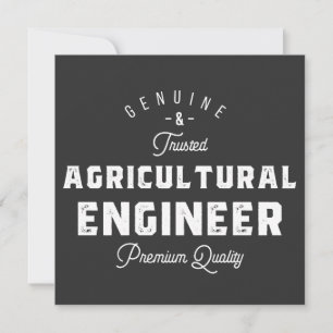 Landwirtschaftsingenieur, cool, Ingenieur, Ingenie Einladung