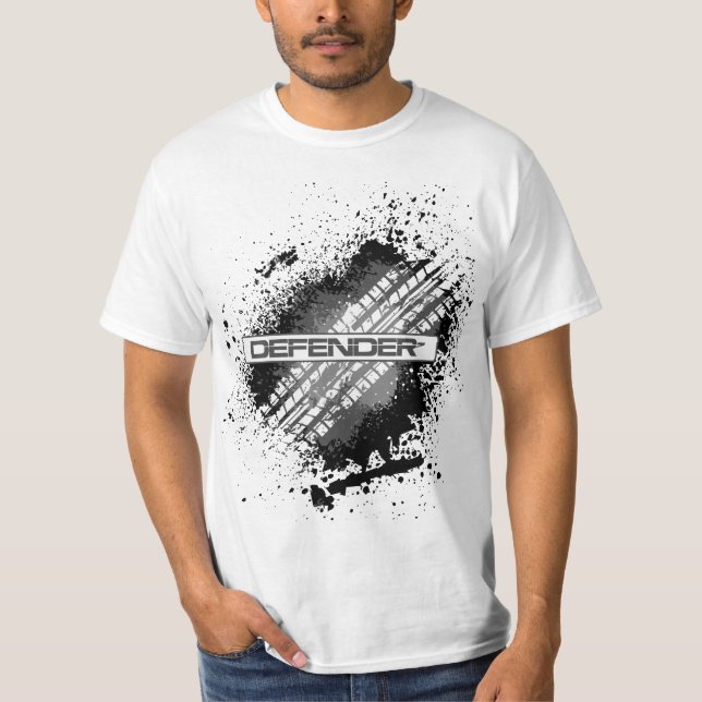 Landy Land rover Defender T-Shirt Hikingduck (Vorderseite)