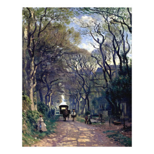 Lane in der Normandie Fotodruck