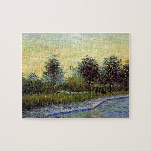 Lane in Voyer d'Argenson Park von Vincent van Gogh (Horizontal)