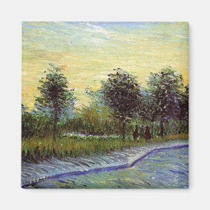 Lane in Voyer d'Argenson Park von Vincent van Gogh Magnet