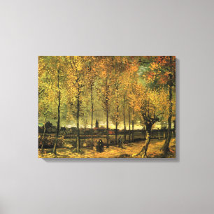 Lane mit Poplars von Vincent van Gogh. Leinwanddruck