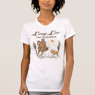 Lang lebe die Cowgirls T-Shirt