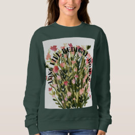 Lang lebe die radikalen Frauen - Blumenfeminist Sweatshirt