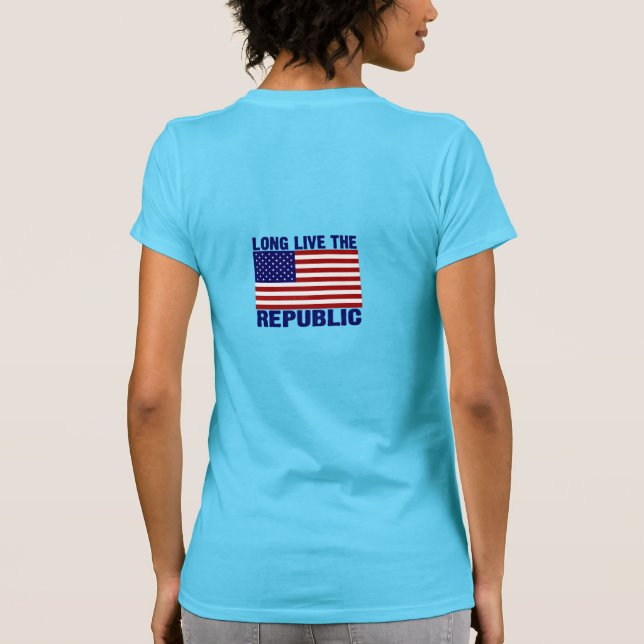 Lang lebe die Republik T-Shirt (Rückseite)