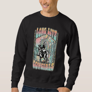 Lang lebe Howdy Rodeo Western Country Southern Cow Sweatshirt