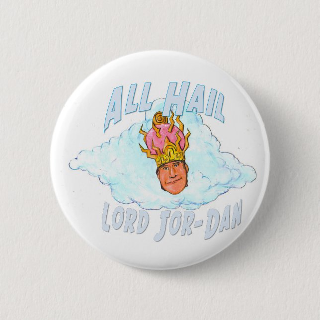 Lang lebe Lord Jor-Dan Button (Vorderseite)