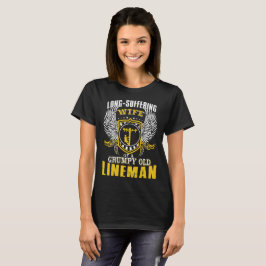 Lang-Leidende Ehefrau eines mürrischen alten T-Shirt