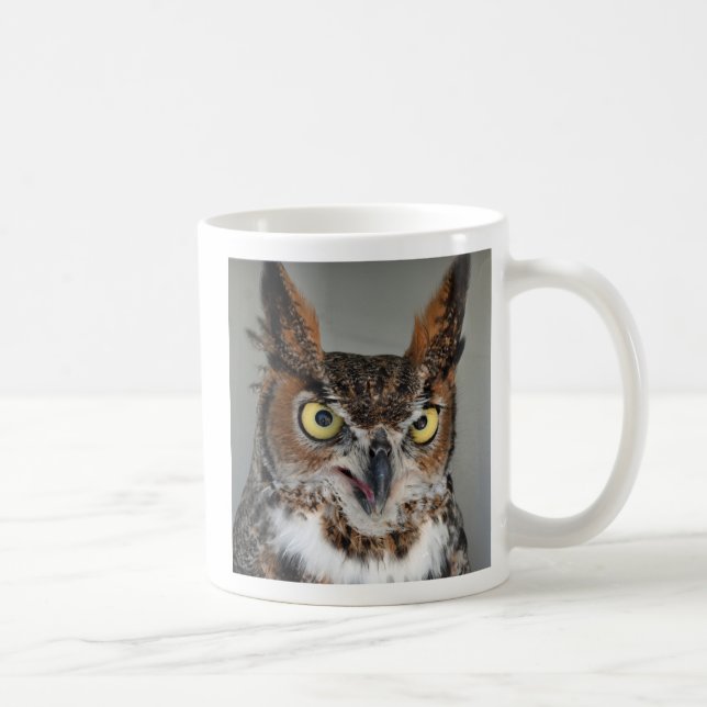 Lang-Ohrige Eulen-Tasse Kaffeetasse (Rechts)