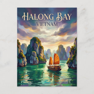 Lang Son (nahe der Halong-Bucht) Vietnam Postkarte