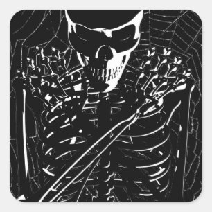 Lang - tote Skeleton Aufkleber