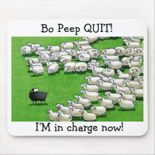 Lang verlor Lamb: Bo Peep QUIT! Mousepad