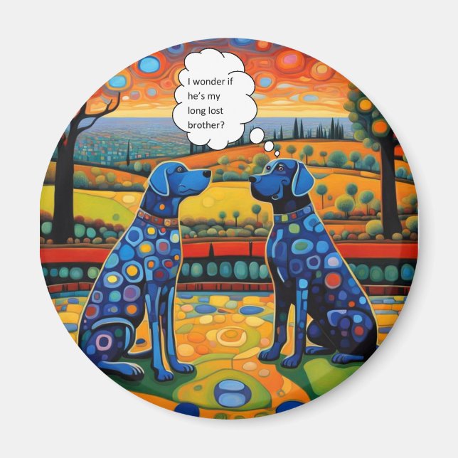 Lang vermisster Bruder Magnet (Vorne)