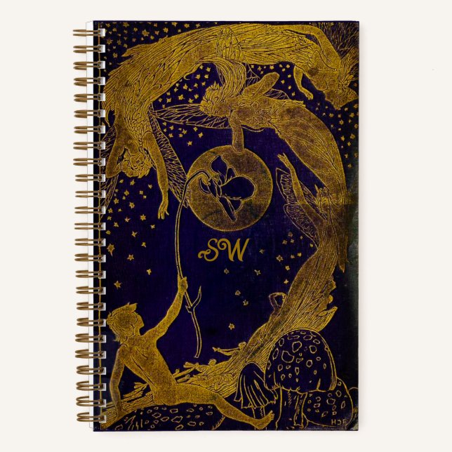 Lang Violet Lang Monogrammé Livre Fée Journal Doté (Recto)