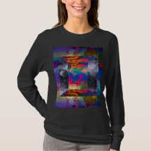 Langarm-Basic-T-Shirt für Frauen