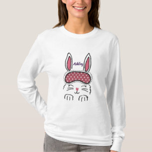 Langarm-Pyjamahemden Süße Träume Hase T-Shirt