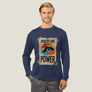 Langarm-Shirt mit Augen-Design Tri-Blend Shirt