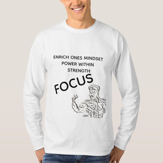 Langarm T-Shirt: Fokus T-Shirt (Vorderseite)