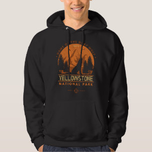 Langarm Yellowstone T-Shirt Wild Heulend Grau Hoodie