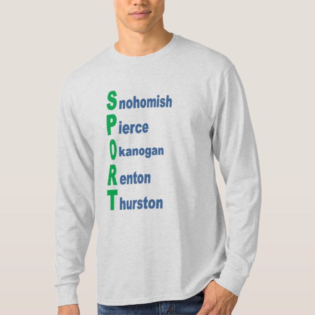 Langärmel-T-Shirt TOURISMUS SPORT WA T-Shirt (Vorderseite)