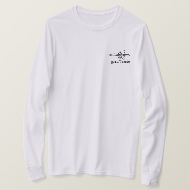 Langärmeliges Bozo Texino T-Shirt (Design vorne)