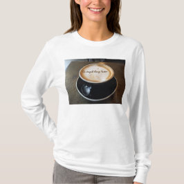 Langärmeliges Shirt mit Kaffee von Tony Cimino