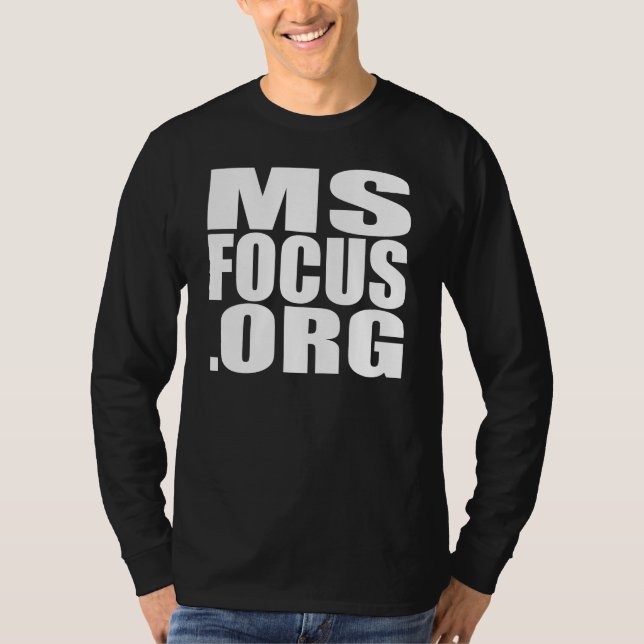 Langärmliges msfocus.org-T-Stück T-Shirt (Vorderseite)