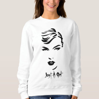 Langarmshirt Just A Girl Sweatshirt