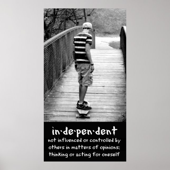 Langboarding Independence Poster (Vorne)