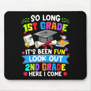 Lange 1. Klasse aufgepasst 2. Klasse ich komme Kin Mousepad