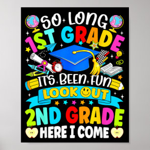 Lange 1. Klasse gehabt Spaß ausguck 2. Klasse Kind Poster