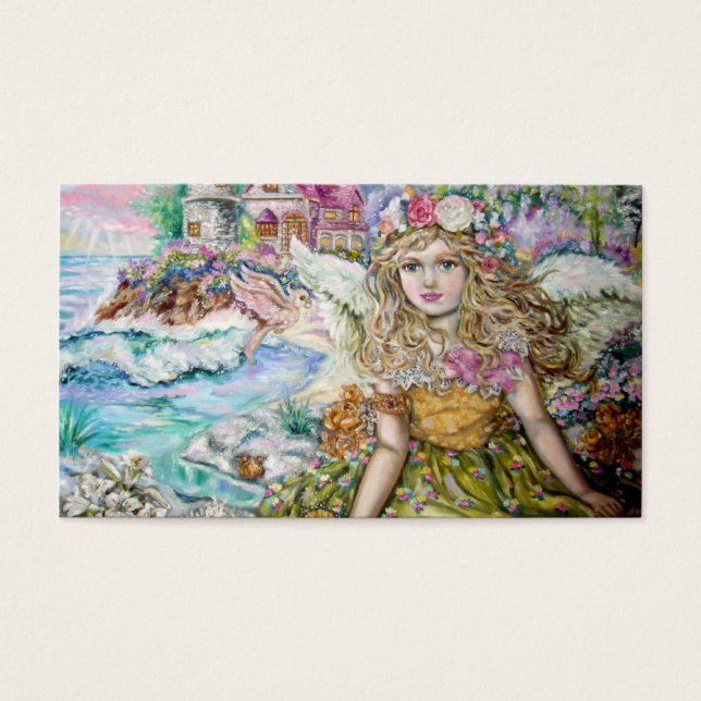 L'ange des coquillages de perles. (Devant)