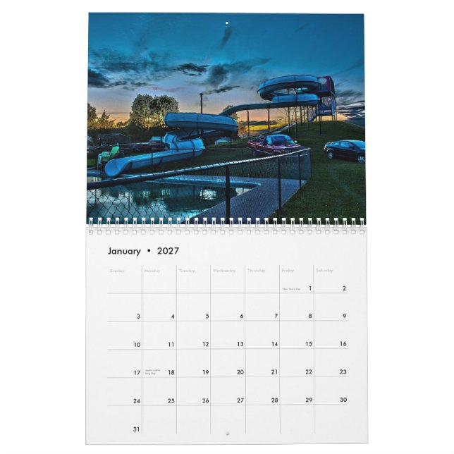 Lange Exposition Fotografie 2013 Kalender (Jan 2027)